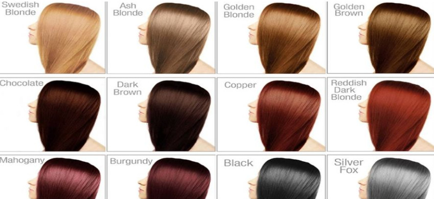 Hair color suitable for all types of dark and light skin