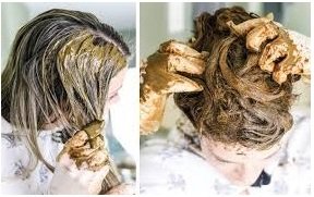 Highlight hair using henna