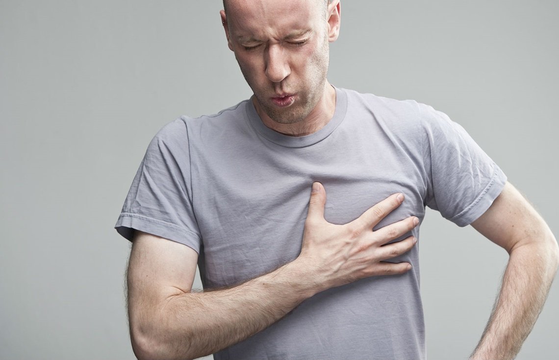 What are the types of heart pain, and what should be done?