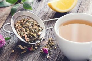 Herbal teas for dry coughs and sore throats