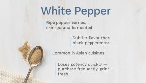 Properties of white pepper for health and beauty