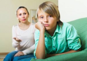 Why does the child become angry and aggressive?