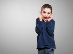 Why does the child become angry and aggressive?
