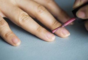 What is the secret to the durability of nail polish?