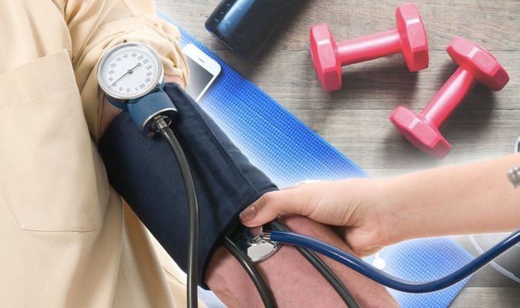 How does exercise help control blood pressure?