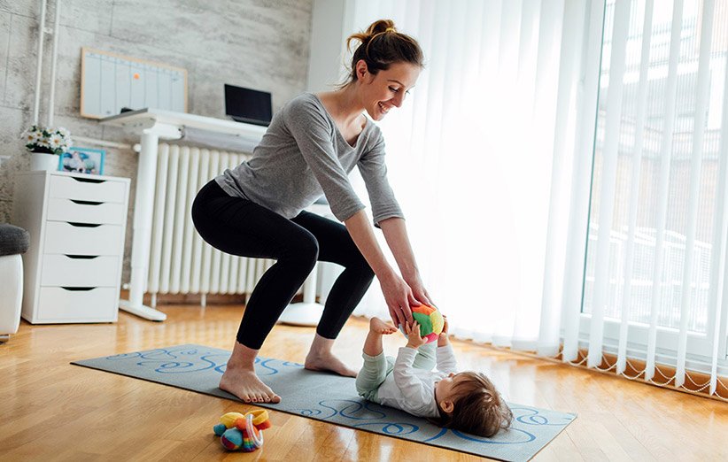 Here are 14 fitness tips for busy mothers