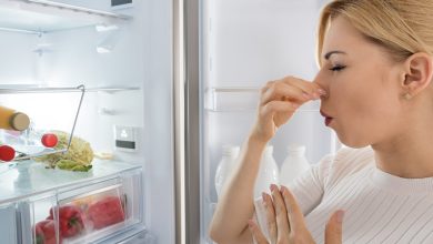 How to clean a fridge that smells1