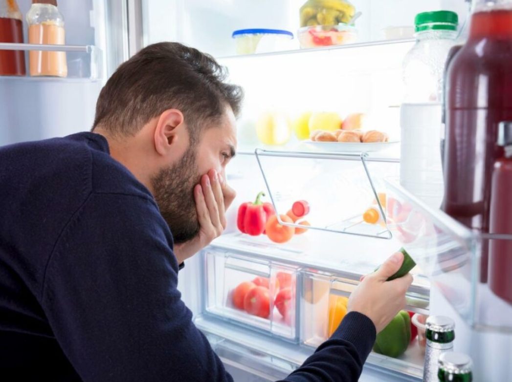 How to clean a fridge that smells2